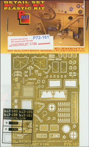 Go to product PART P72161 - 1:72 Chevrolet C.15A No.13 Cab Personnel Lorry (2H1 composite wood & steel body)
