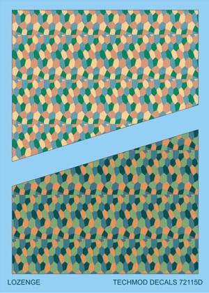 Go to product TECHMOD 72115 - 1:72 German WWI Lozenge 2 sheets