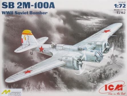 Go to product ICM 72162 - 1:72 SB 2M-100A, WWII Soviet Bomber