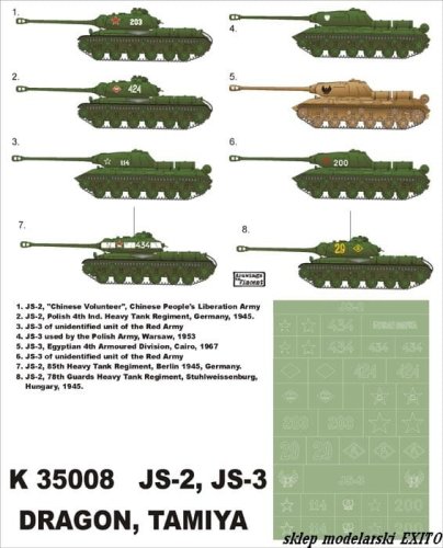 Go to product MONTEX K35008 - 1:35 IS-2 , IS-3