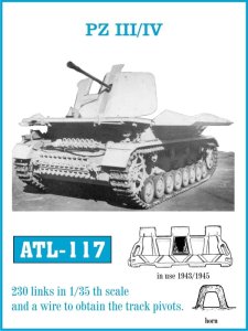 Friulmodel ATL-117 - 1:35 Pz III / IV metal tracks