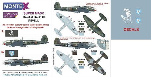 Go to product MONTEX K32227 - 1:32 Heinkel He 111P