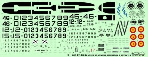 MODELMAKER D48089 - 1:48 F/A-18 Spain Standard Markings + Stencils