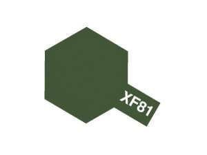 Go to product TAMIYA XF-81 - Acrylic paint Dark Green 2 (RAF) 10 ml