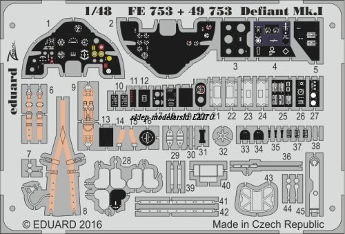 Go to product EDUARD FE753 - 1:48 Defiant Mk.I