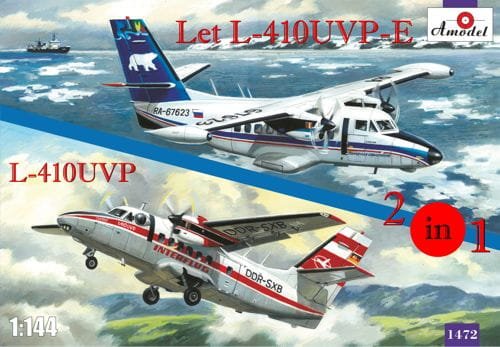 Go to product AMODEL 1472 - 1:144 Let L-410UVP & L-410UVP-E Interflug, Polar Aviation