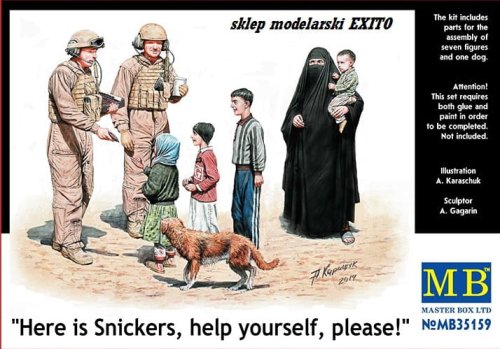 Go to product MASTER BOX 35159 - 1:35 Here is Snickers, help yourself, please!