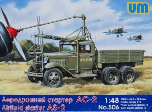 UNIMODELS 506 - 1:48 Airfield Starter AS-2 on GAZ AAA chassis