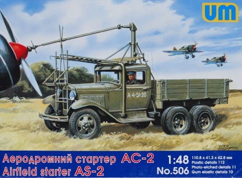 Go to product UNIMODELS 506 - 1:48 Airfield Starter AS-2 on GAZ AAA chassis