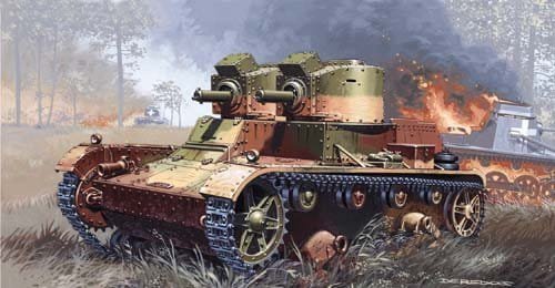 Go to product MIRAGE 72602 - 1:72 7TP Light Tank Twin Turret