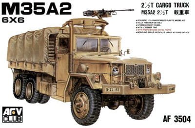 Go to product AFV CLUB 35004 - 1:35 M35A2 2 1/2 T Cargo Truck