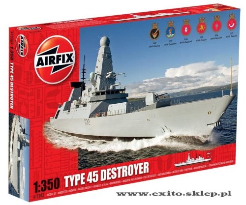 Go to product AIRFIX 12203 - 1:350 Type 45 Destroyer