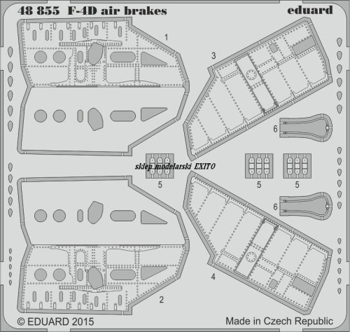 Go to product EDUARD 48855 - 1:48 F-4D air brakes