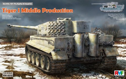 Go to product RYE FIELD MODEL 5010 - 1:35 Tiger I Middle Production w/ full interior
