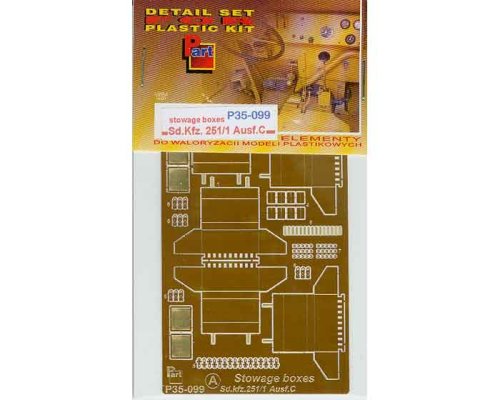 Go to product PART P35099 - 1:35 Sd.Kfz. 251 Ausf C side boxes