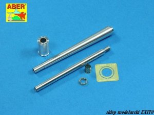 Aber 35L-191 - 1:35 120mm L1A2 metal gun barrel for Conqueror Mark 2 tank