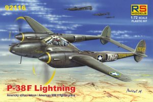 RS MODELS 92116 - 1:72 P-38 F Lightning