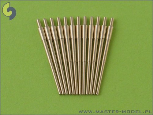 Go to product MASTER SM-350-033 - 1:350 Japanese gun barrels IJN 12cm/45 4.7cal 10th Year Type