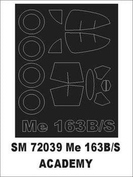 Go to product MONTEX SM72039 - 1:72 Messerschmitt Me-163 Komet