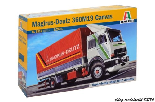 Go to product ITALERI 3912 - 1:24 Magirus Deutz3 60M19 Canvas