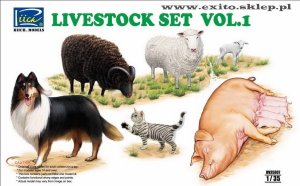 RIICH MODELS 35007 - 1:35 Livestock Set Vol.1