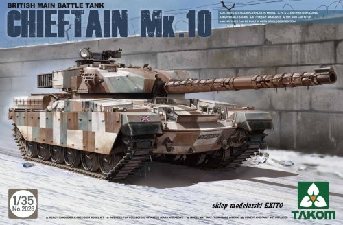 Go to product TAKOM 2028 - 1:35 Chieftain Mk.10 British Main Battle Tank