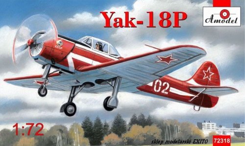 Go to product AMODEL 72318 - 1:72 Yakovlev Yak-18P