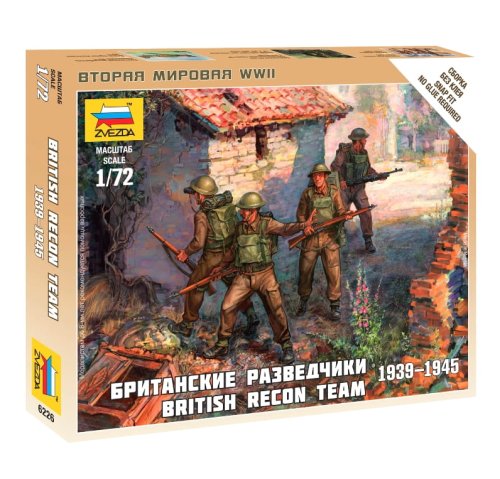 Go to product ZVEZDA 6226 - 1:72 British Recon Team 1939-45