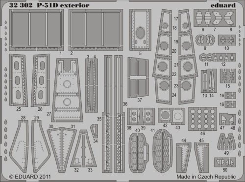 Go to product EDUARD 32302 - 1:32 P-51D exterior