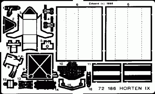 Go to product EDUARD 72186 - 1:72 Go 229 Horten