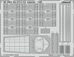 EDUARD 481024 - 1:48 Do 217J-1/2 exterior