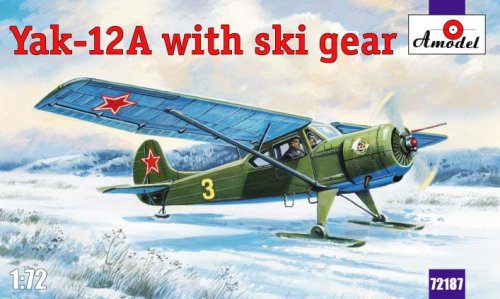 Go to product AMODEL 72187 - 1:72 Yak 12 A with ski gear