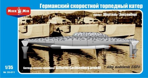 Go to product MIKROMIR 35011 - 1:35 German Torpedo Speedboat Schertel-Sachsenberg