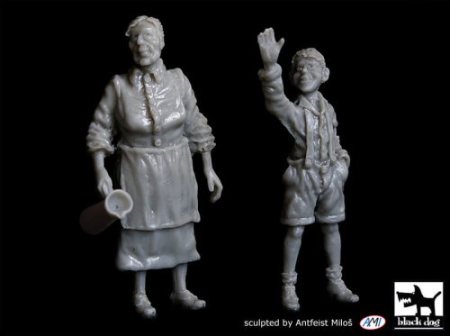 Go to product BLACK DOG T48059 - 1:48 Grandmother and grandson (WW2)