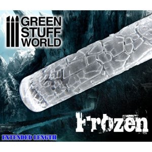 GREEN STUFF 1225 - Rolling Pin Frozen - Wałek do odciskania faktury spękanej ziemi / lodu