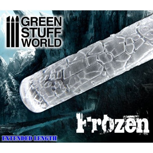 Go to product GREEN STUFF 1225 - Rolling Pin Frozen - Wałek do odciskania faktury spękanej ziemi / lodu