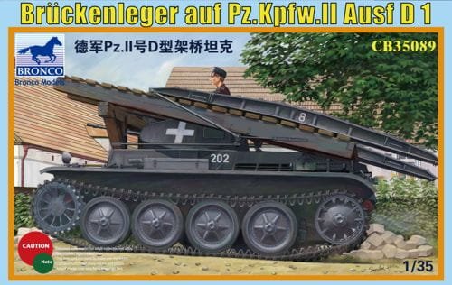 Go to product BRONCO CB 35089 - 1:35 Bruckenlegerauf Pz.Kpfw.II ausf D1