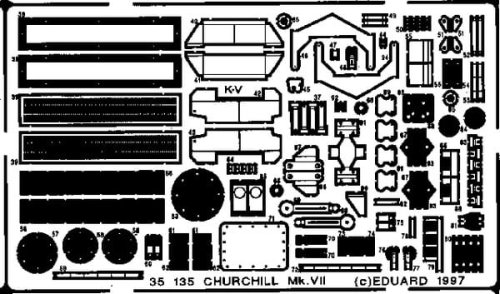 Go to product EDUARD 35135 - 1:35 Churchill Mk.VII