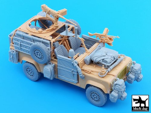Go to product BLACK DOG T35050 - 1:35 Defender Wolf accessories set