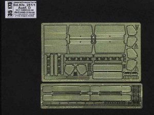 ABER 35173 - 1:35 Sdkfz.251/1 Ausf.D vol.7 - Additional set - Back seats & boxes