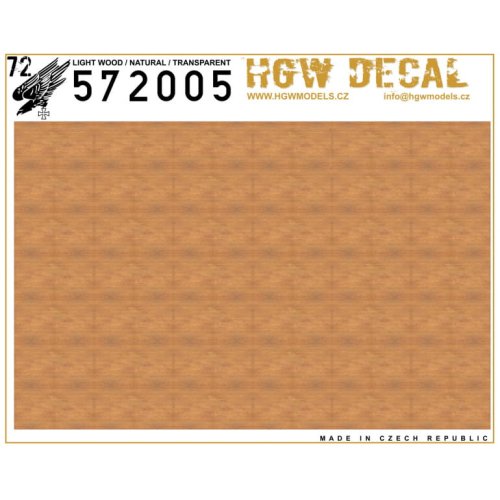 Go to product HGW 572005 - 1:72 Light Wood - Transparent