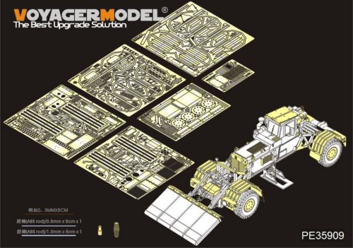 Go to product VOYAGER PE35909 - 1:35 Modern US Husky Mk.III Vehicle Mounted Mine Detector VMMD w/GPRS