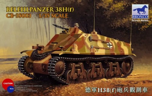 Go to product BRONCO CB 35003 - 1:35 German Befehlpanzer H38(f)