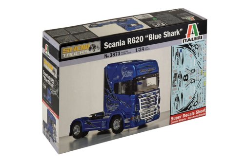 Go to product ITALERI 3873 - 1:24 Scania R620 "Blue Shark"