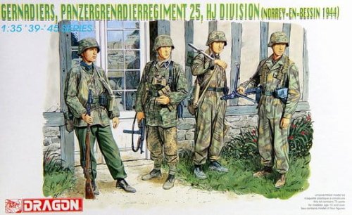 Go to product DRAGON 6110 - 1:35 Grenadiers Pz.Gren. Rgt.25 HJ Division - Norrey-en-Bessin 1944