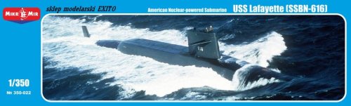 Go to product MIKROMIR 350022 - 1:350 USS Lafayette ( SSBN-616 )