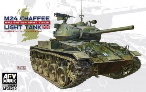 Go to product AFV CLUB 35210 - 1:35 M24 Chaffee WW2 British Army Light Tank