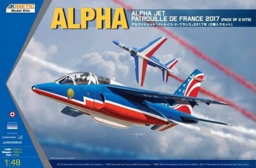 Go to product KINETIC 48064 - 1:48 Alpha Jet Patrouille de France 2017
