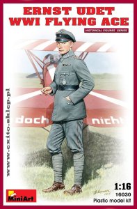 MINIART 16030 - 1:16 Ernst Udet. WW1 Flying Ace