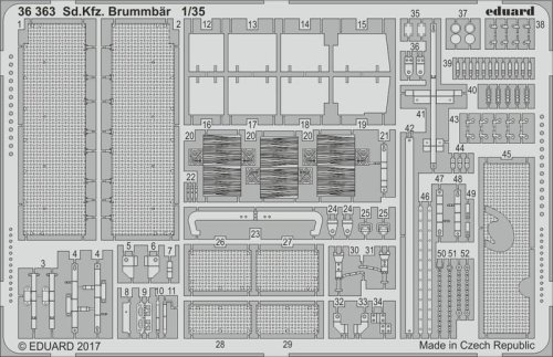 Go to product Eduard 36363 - 1:35 Sd.Kfz. 166 Brummbär